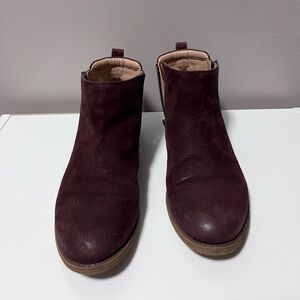 Franco Sarto Suede Ankle Boots